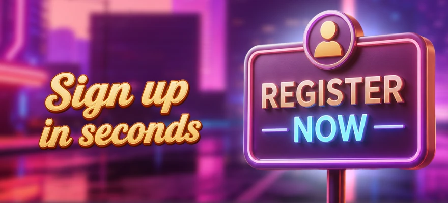 LuckyHills mobile sign up process